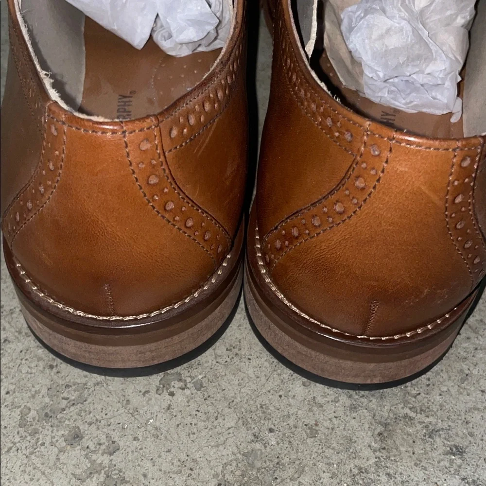 Johnston & Murphy Tan Leather Oxfords - Picture 8 of 8